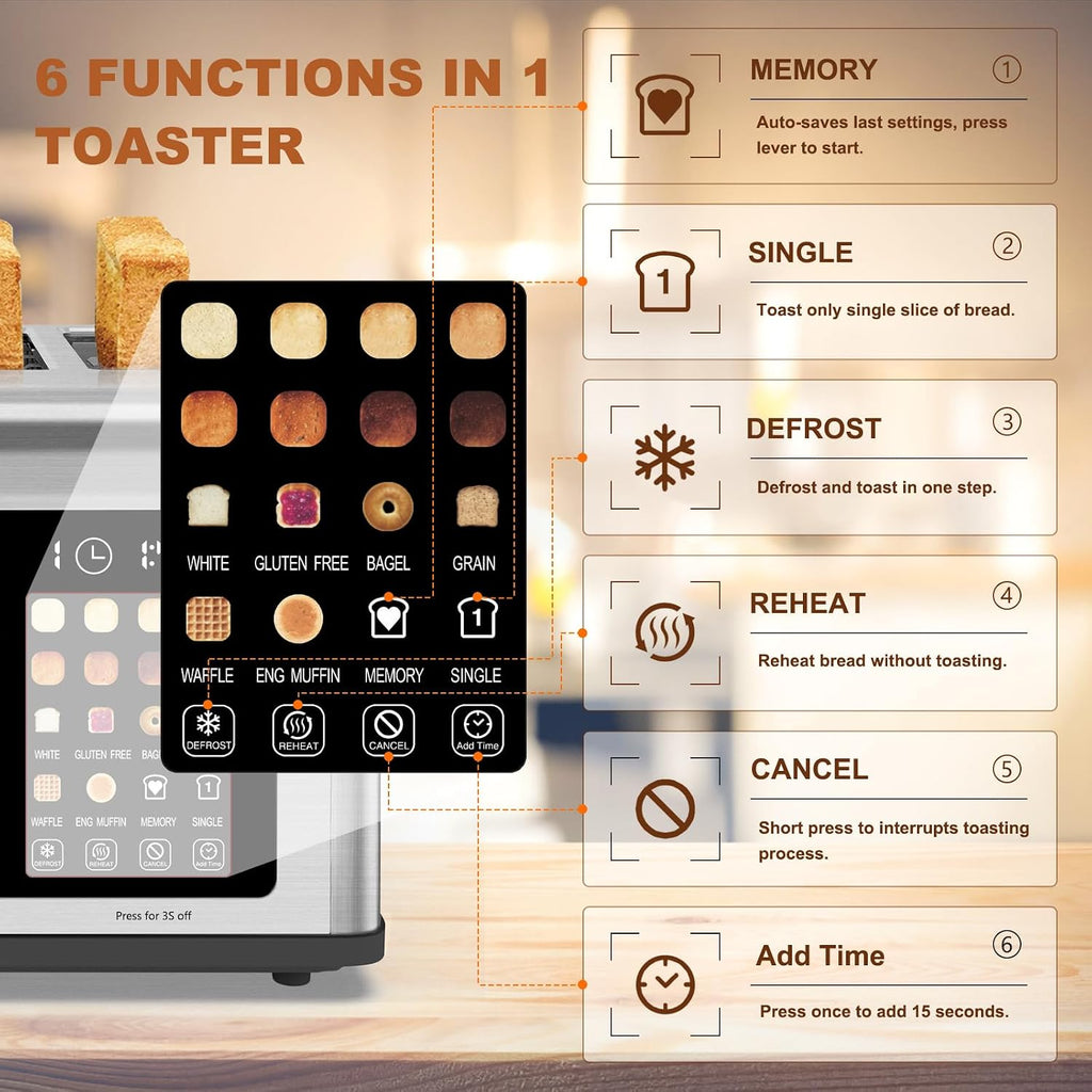 TOASTORA™ Smart Touch Toaster