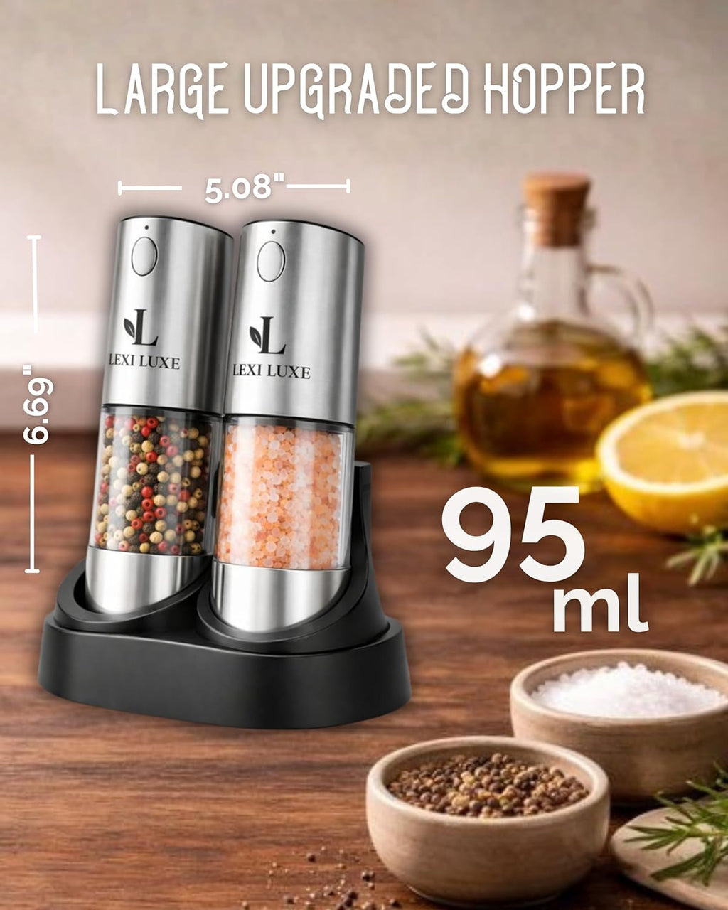 SPICORA™ Electric Grinder Set
